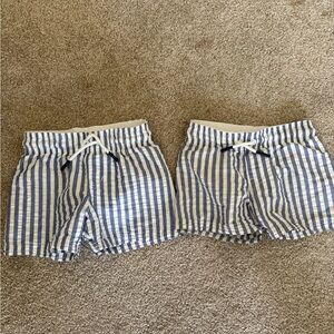 Cat & Jack Striped Toddler Boy Swim Trunks 18M & 2T